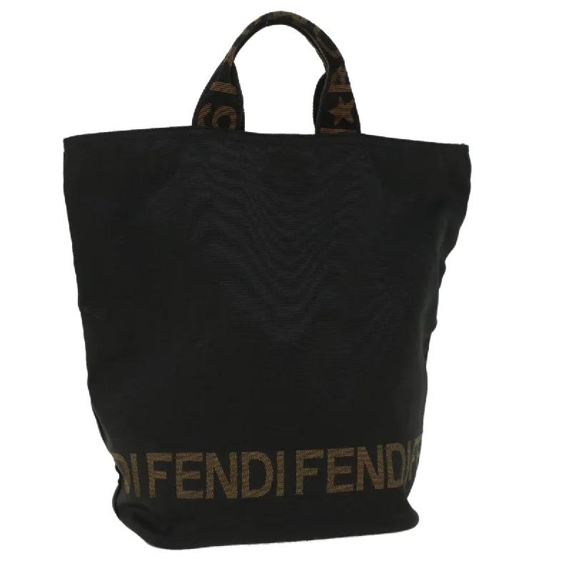 FENDI Tote Bag Nylon Black  bs7442