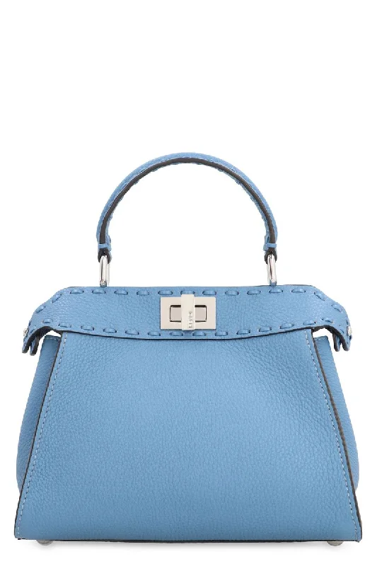 Fendi Peekaboo Leather Mini Handbag