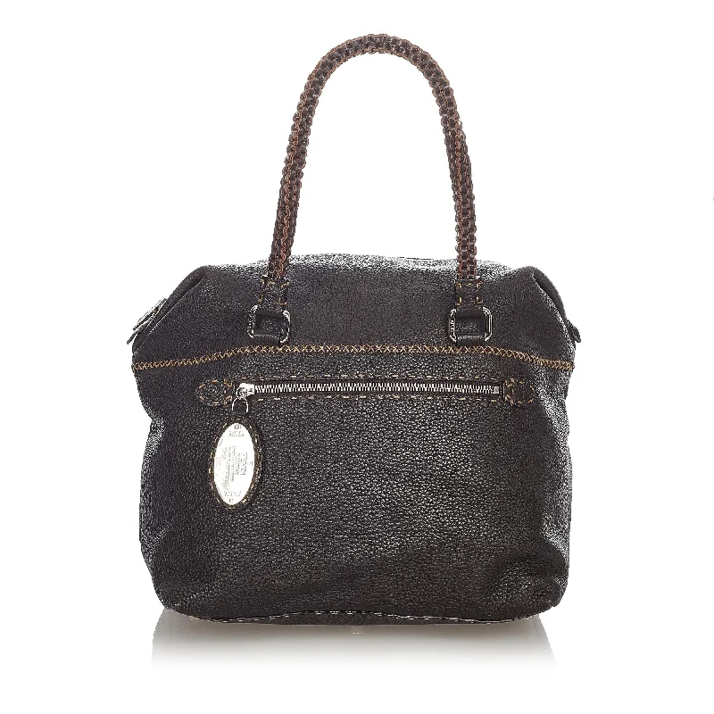 Fendi Selleria Leather Handbag (SHG-23572)