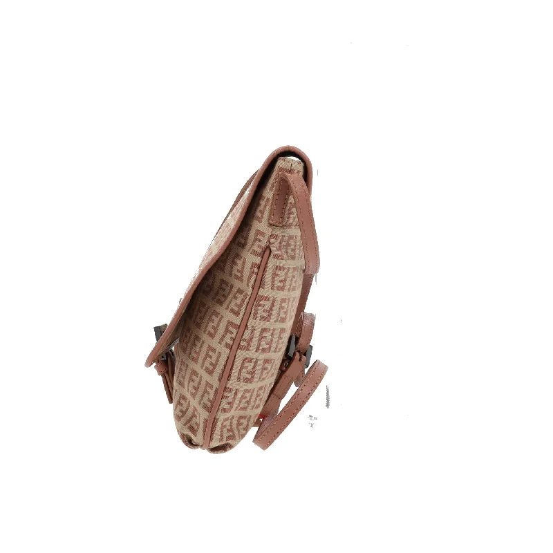 FENDI Crossbody Bag in Pink Fabric