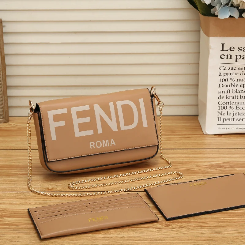 Fendi Mahjong Bag Chain Bag Shoulder Bag Handbag Crossbody Bag