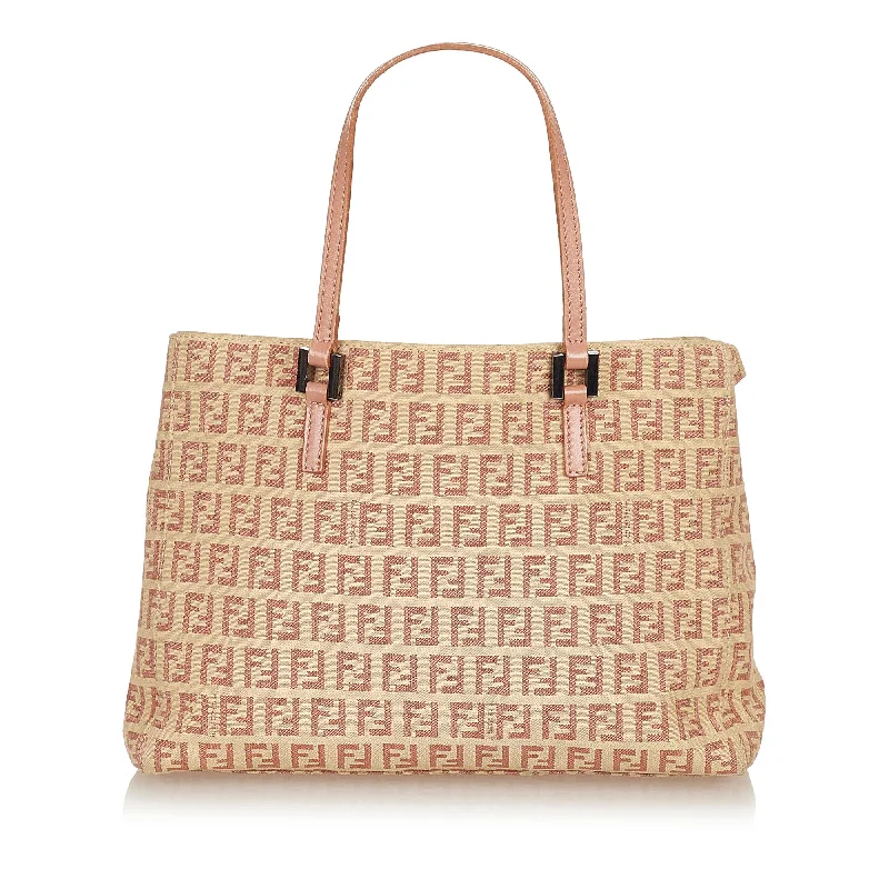 Fendi Zucchino Canvas Handbag (SHG-26834)