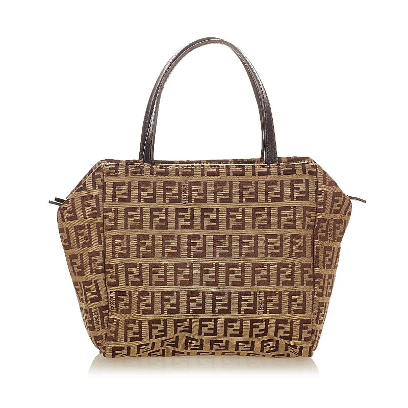 Fendi Zucchino Canvas Handbag (SHG-26432)