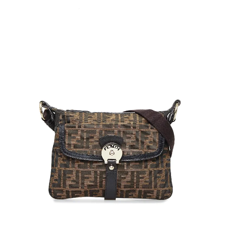 Fendi Zucca Chef Zip Crossbody Bag