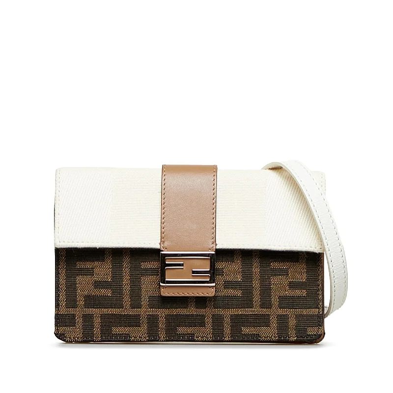 Fendi Zucca Baguette Crossbody