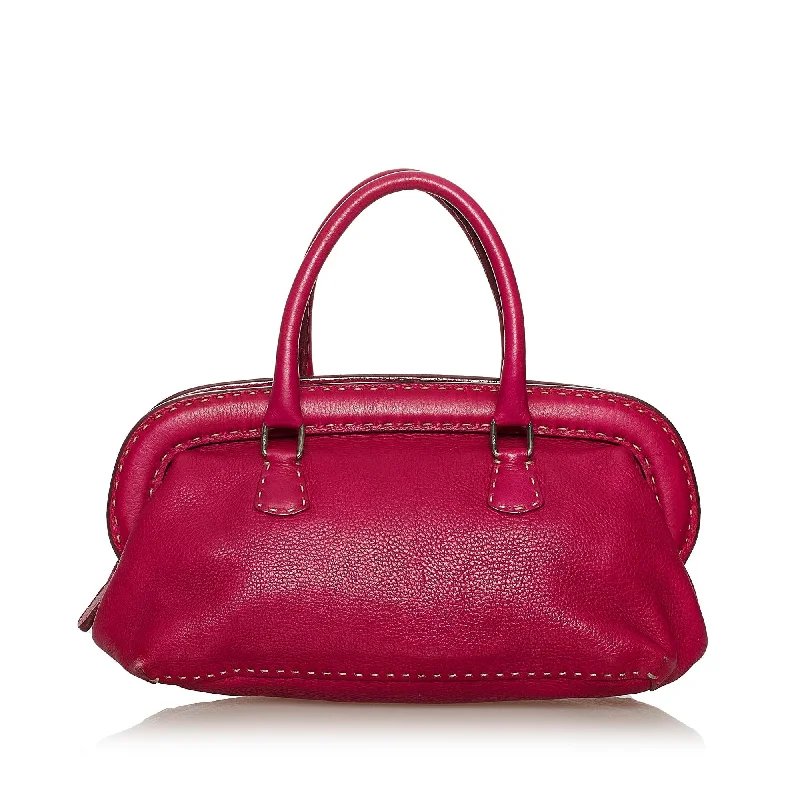 Fendi Selleria Leather Handbag (SHG-28758)