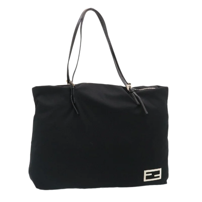 FENDI Tote Bag Nylon Black  ki1695