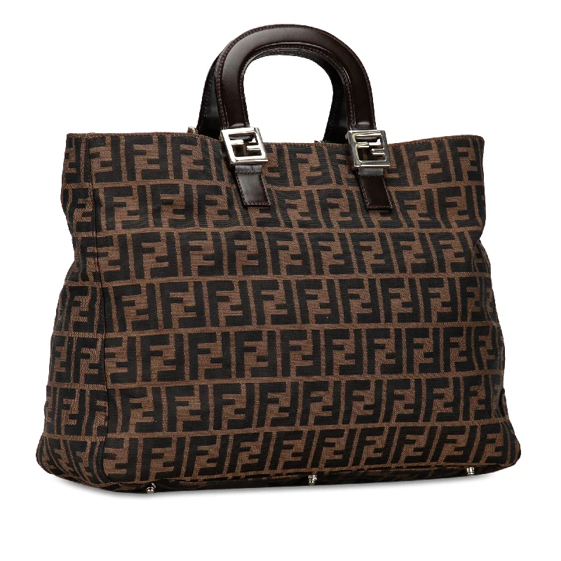 FENDI Large Zucca Twins Tote Tote Bag