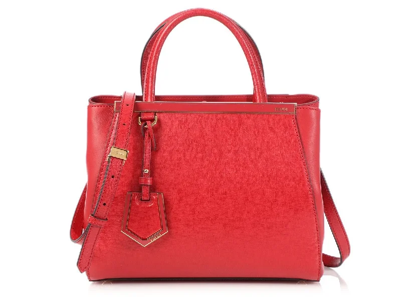 Fendi Tomato Petite 2Jours Tote