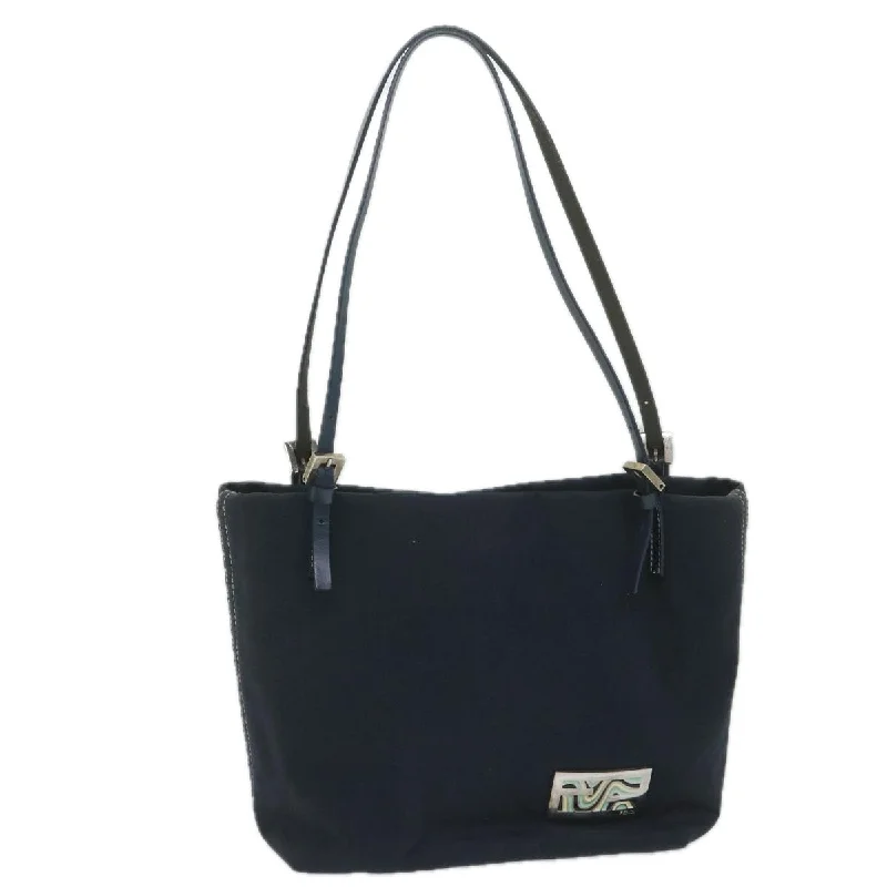 FENDI Tote Bag Canvas Navy  ar10959B