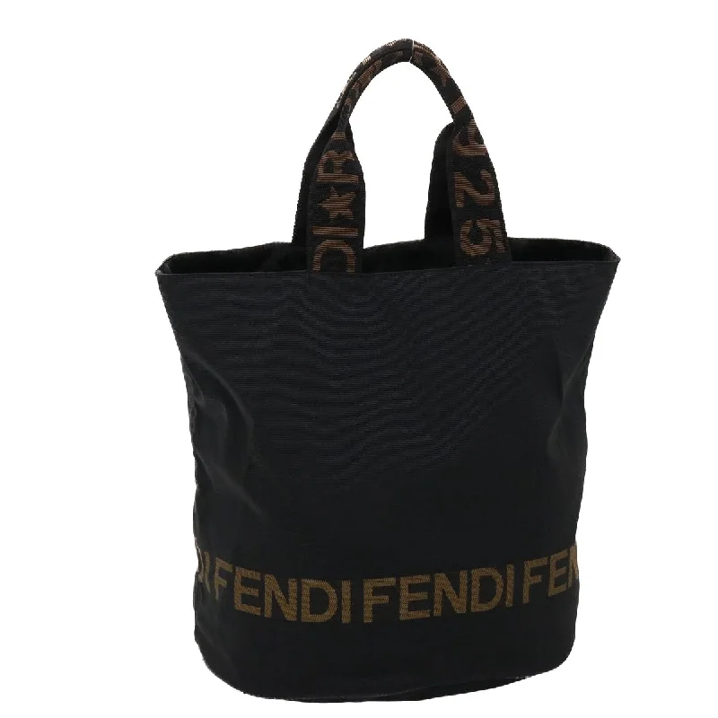 FENDI Tote Bag Nylon Black  yb172