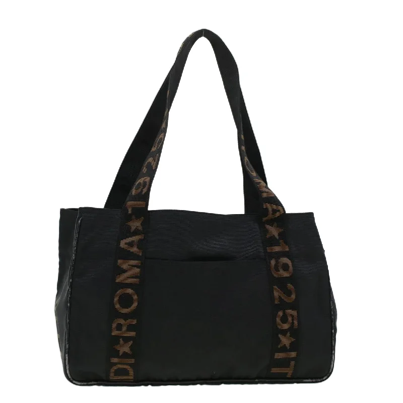 FENDI Tote Bag Nylon Black  bs5489