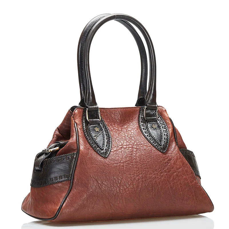 Fendi Etniko Leather Handbag - '10s