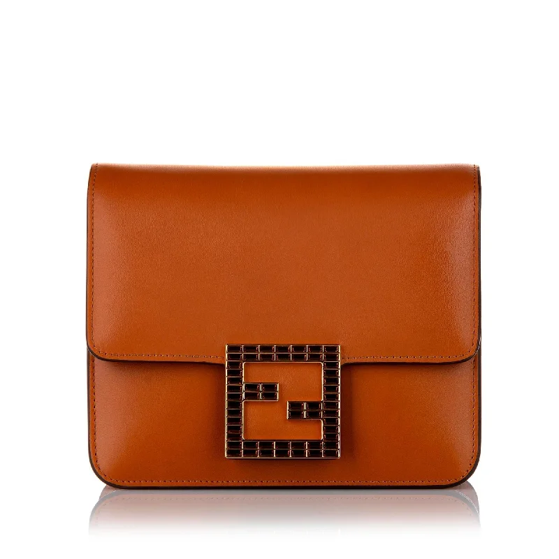 Fendi Fab Leather Crossbody Bag