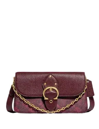 Coach Beat Crossbody Clutch With Horse And Carriage Print