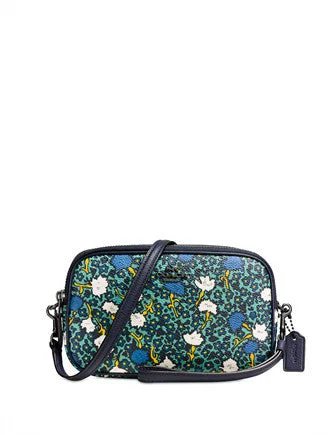 Coach Crossbody Clutch in Yankee Floral Print Canvas