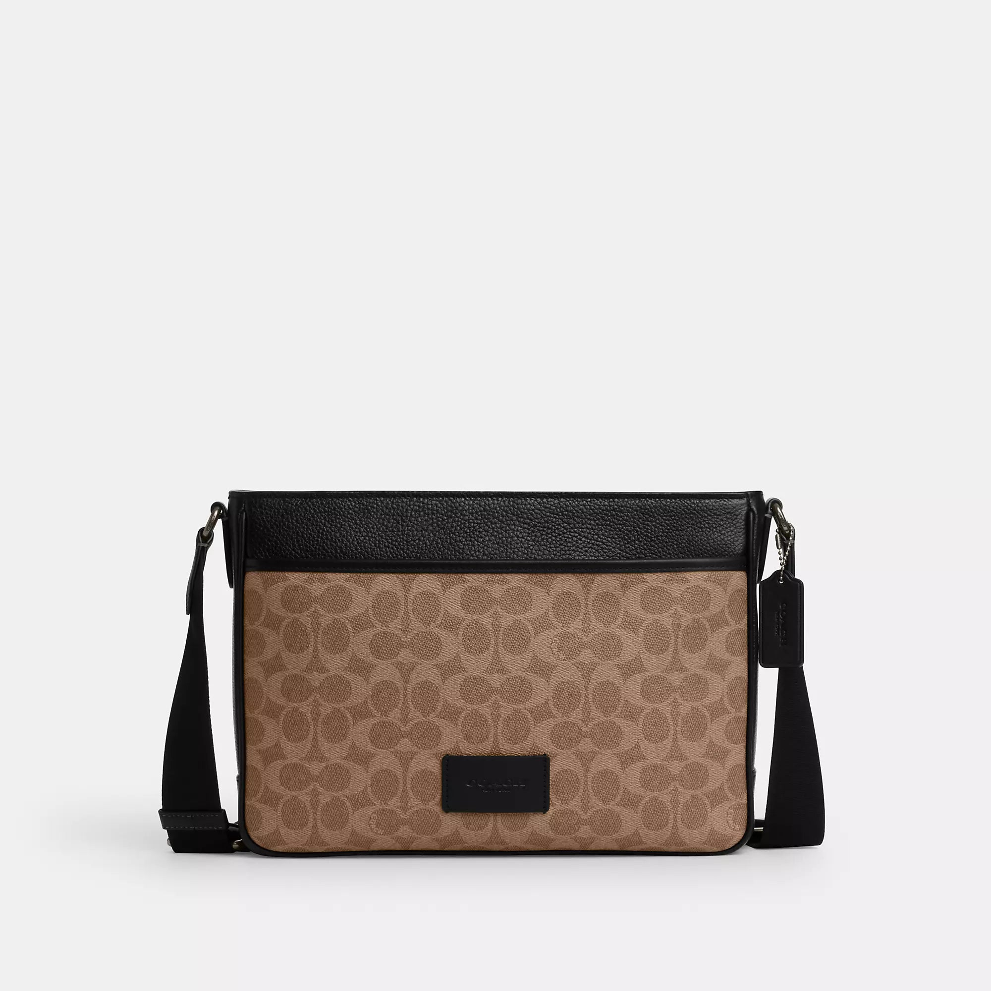 Coach Outlet District Crossbody Bag In Signature Canvas