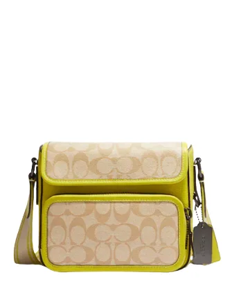 Coach Sullivan Flap Crossbody In Colorblock Signature Canvas