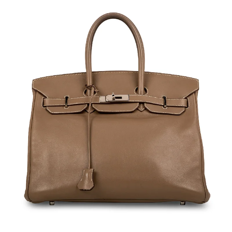 Hermes Birkin 35 - Etoupe Swift - PHW