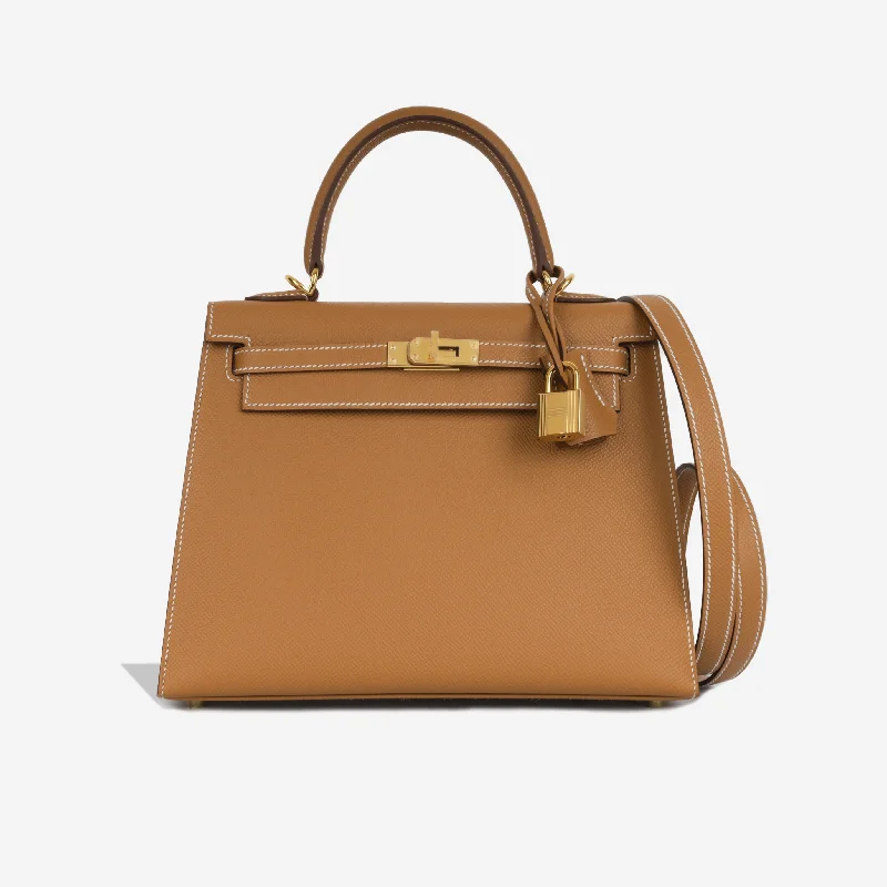 Hermes Kelly 25 - Gold Epsom