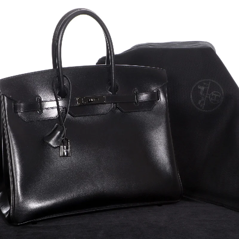 Hermès So Black Box Calfskin Birkin 35