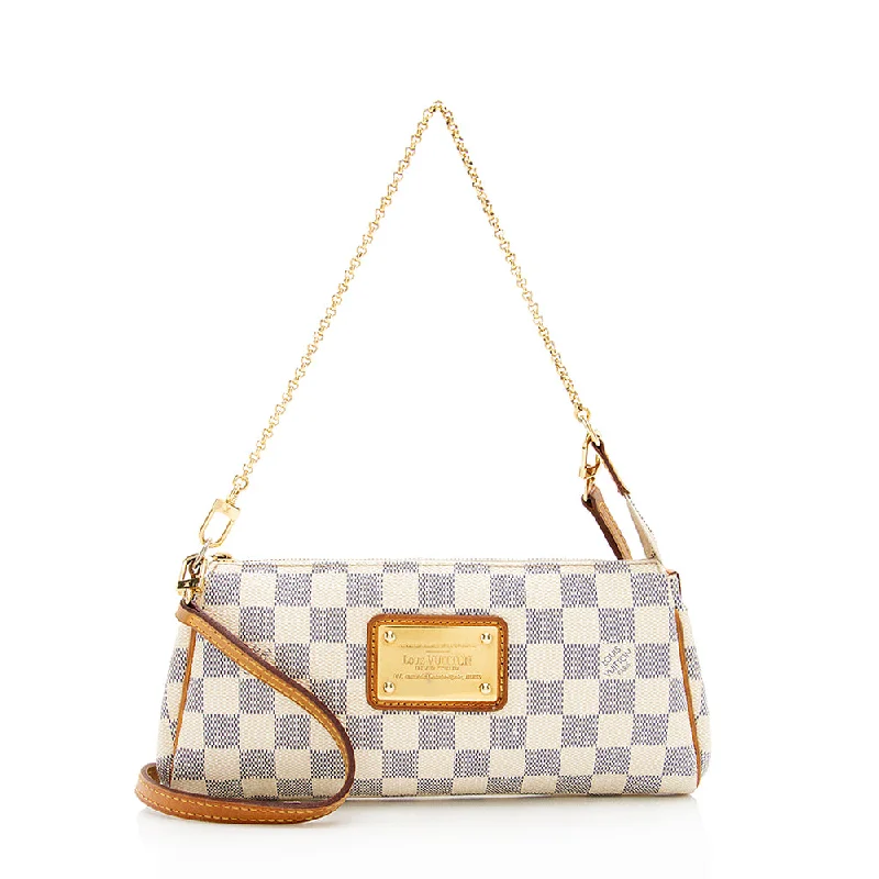 Louis Vuitton Damier Azur Eva Clutch (SHF-18406)