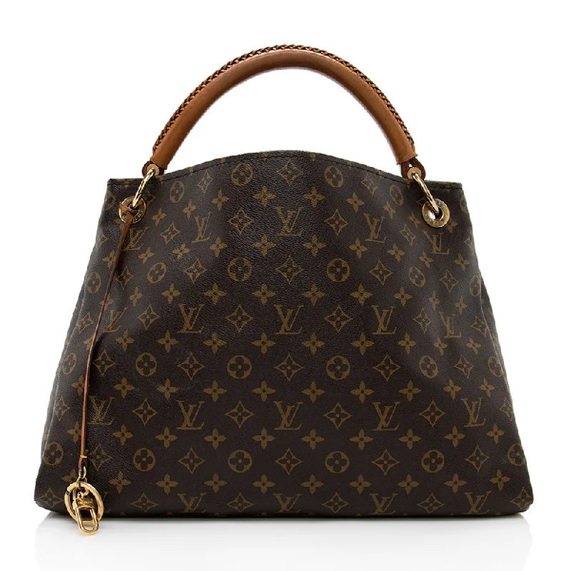 Louis Vuitton Monogram Canvas Artsy MM Shoulder Bag (SHF-18405)