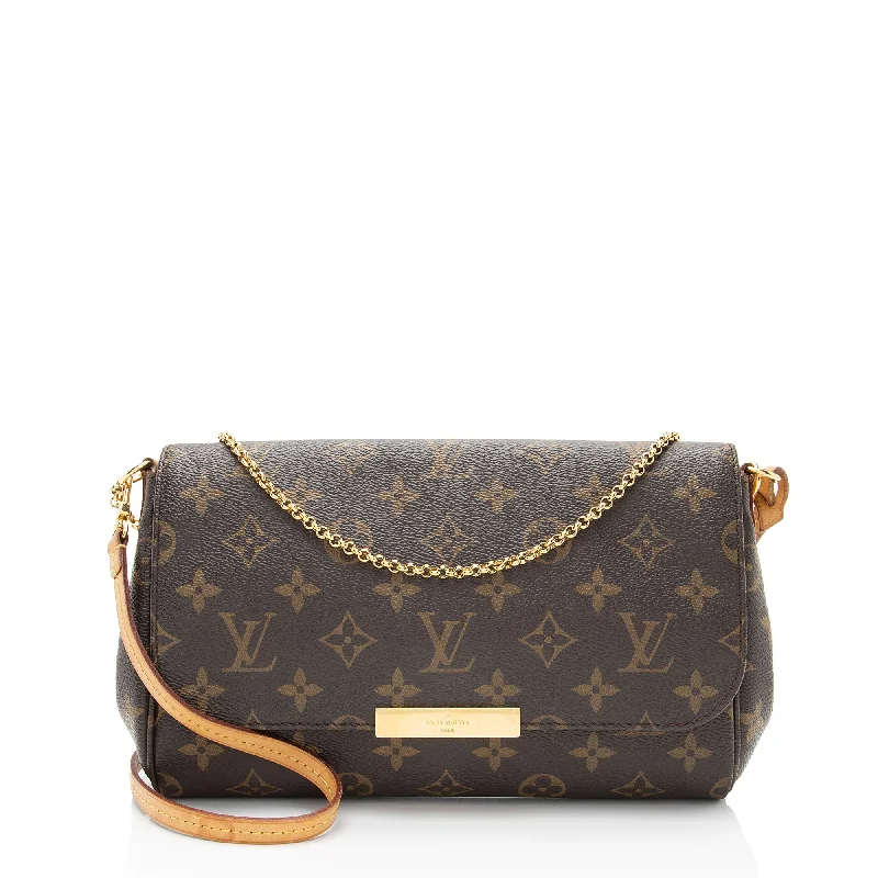 Louis Vuitton Monogram Canvas Favorite MM Shoulder Bag (SHF-rSDSZr)