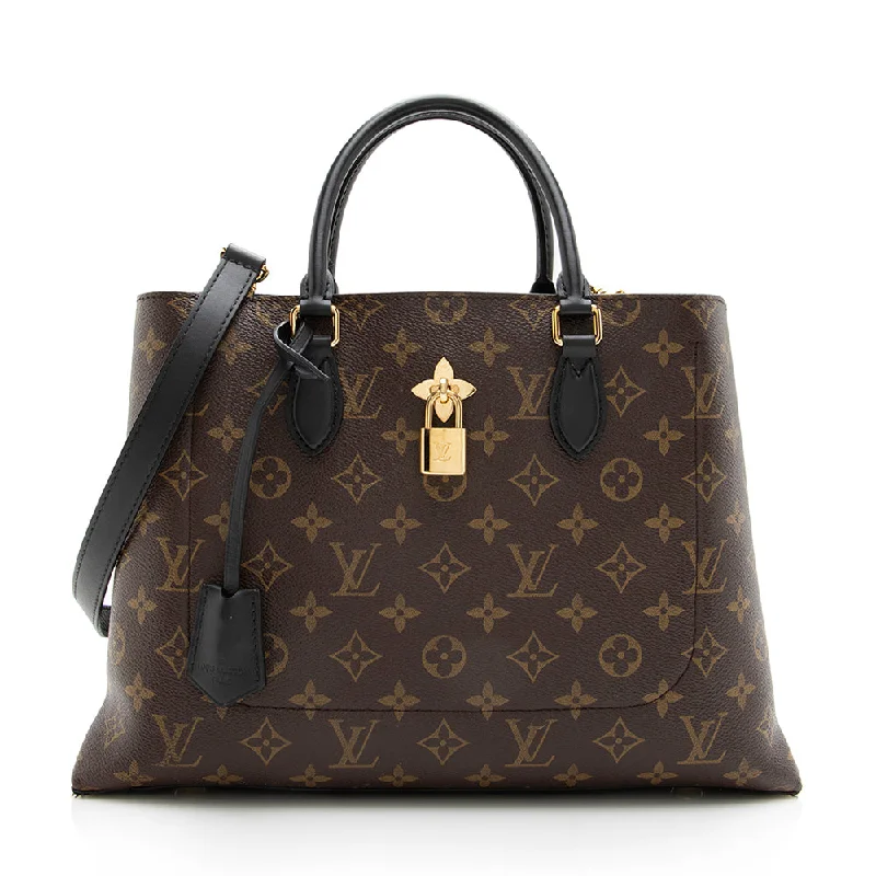 Louis Vuitton Monogram Canvas Flower Tote (SHF-18026)