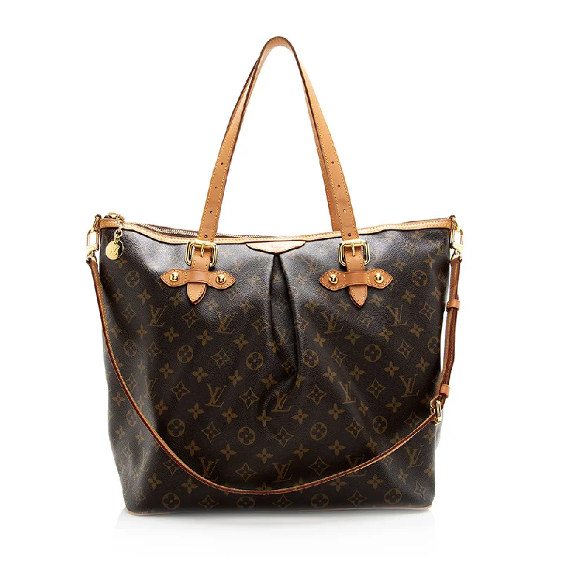 Louis Vuitton Monogram Canvas Palermo GM Tote (SHF-19649)