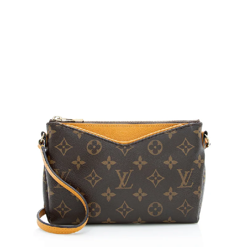 Louis Vuitton Monogram Canvas Pallas Clutch (SHF-18869)