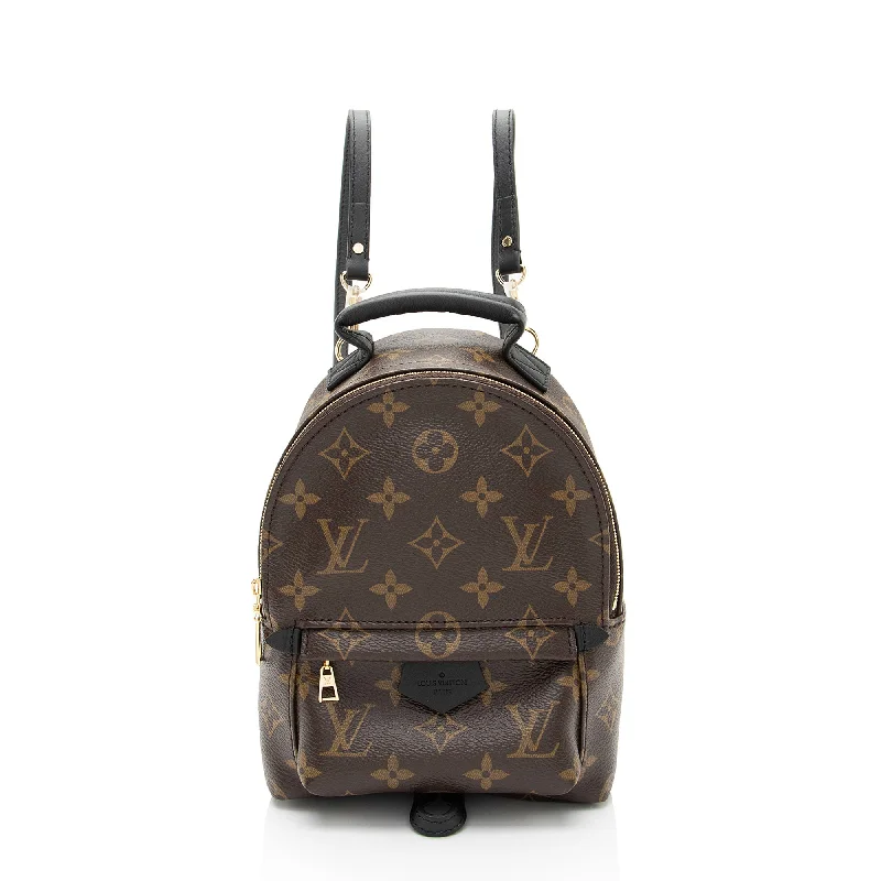 Louis Vuitton Monogram Canvas Palm Springs Mini Backpack (SHF-2LZZkU)