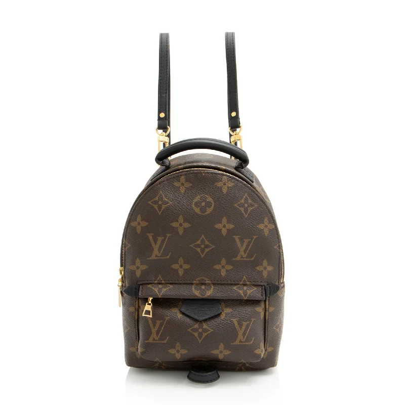 Louis Vuitton Monogram Canvas Palm Springs Mini Backpack (SHF-RduilD)