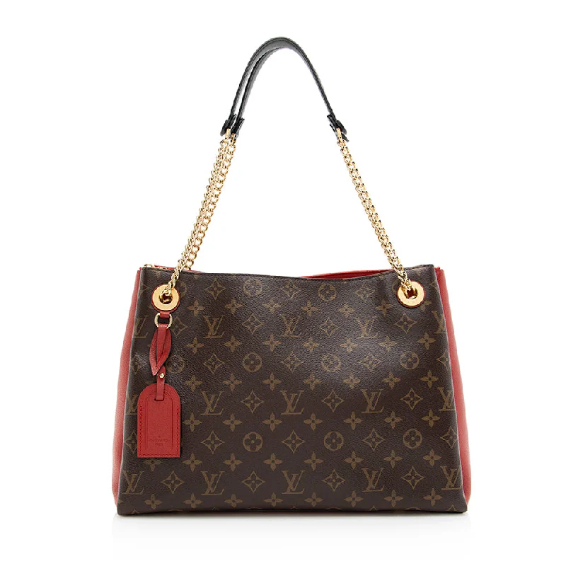 Louis Vuitton Monogram Canvas Surene MM Tote (SHF-19725)