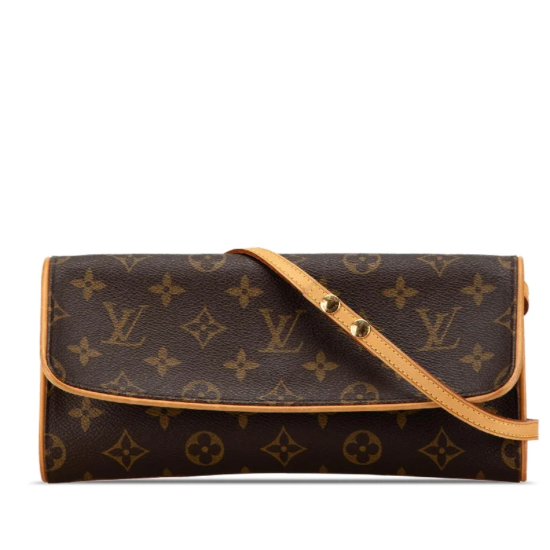 Louis Vuitton Monogram Pochette Twin GM (SHG-8elLmP)