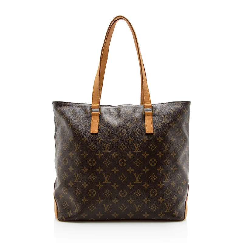 Louis Vuitton Vintage Monogram Canvas Cabas Mezzo Tote (SHF-15326)