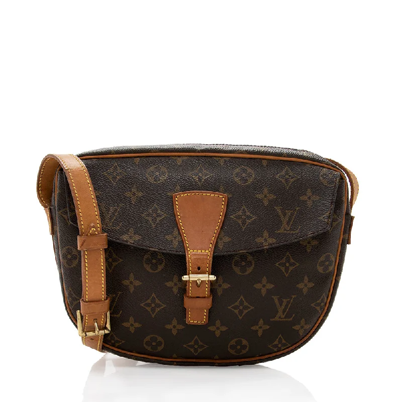 Louis Vuitton Vintage Monogram Canvas Jeune Fille MM Shoulder Bag (SHF-18465)