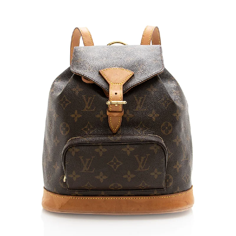 Louis Vuitton Vintage Monogram Canvas Montsouris MM Backpack (SHF-18913)