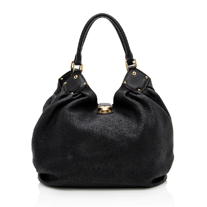 Louis Vuitton Mahina Leather L Hobo (SHF-17445)