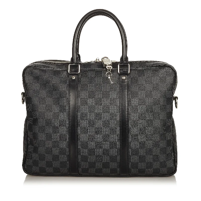 Louis Vuitton Damier Graphite Porte-Documents Voyage (SHG-25186)