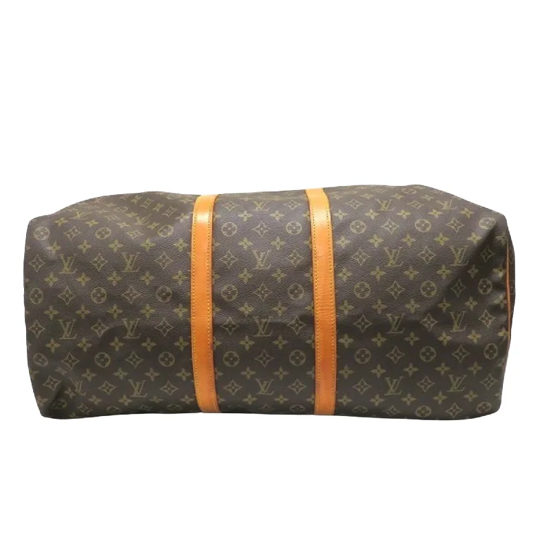 Louis Vuitton Brown Canvas Keepall 60 travel bag