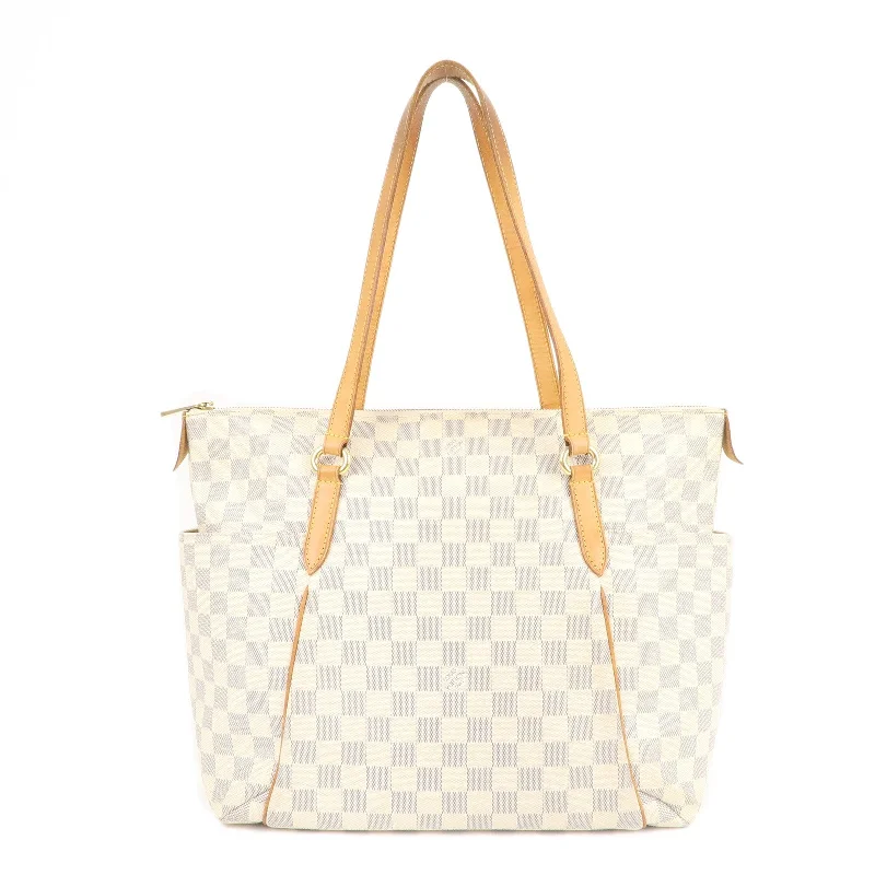 Louis Vuitton Damier Azur Totally MM Tote Bag Shoulder Bag N51262