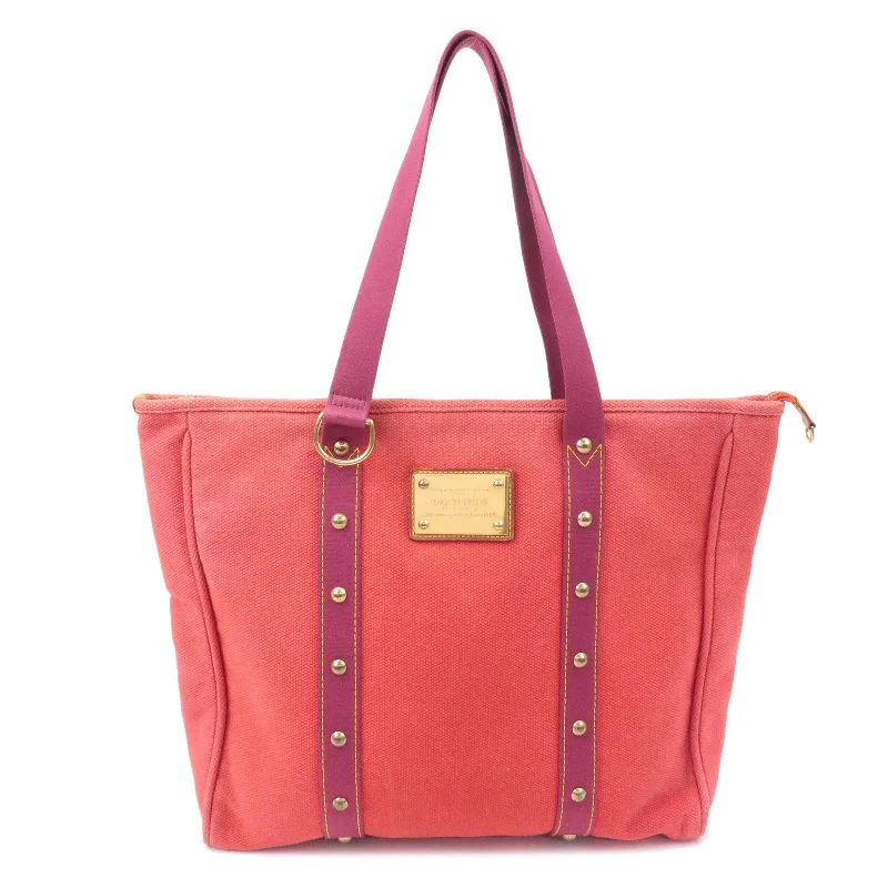 Louis Vuitton Antigua Cabas GM Tote Bag Hand Bag Rouge M40031