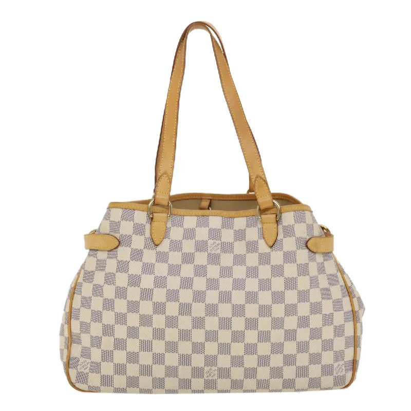 LOUIS VUITTON Damier Azur Batignolles Horizontal Tote Bag N48172 LV Auth 40025