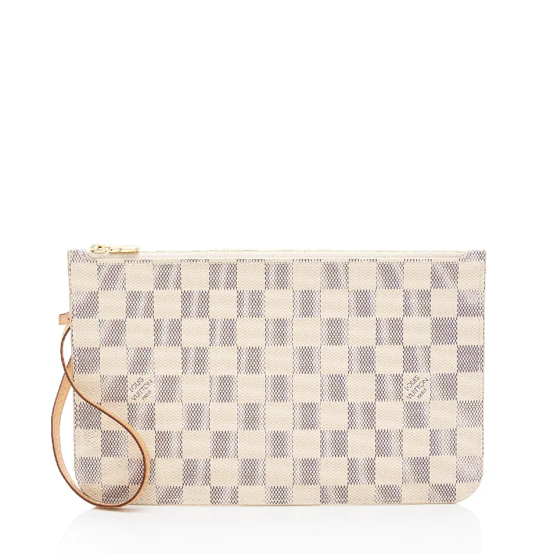 Louis Vuitton Damier Azur Neverfull GM Pochette (SHF-ToEa6z)