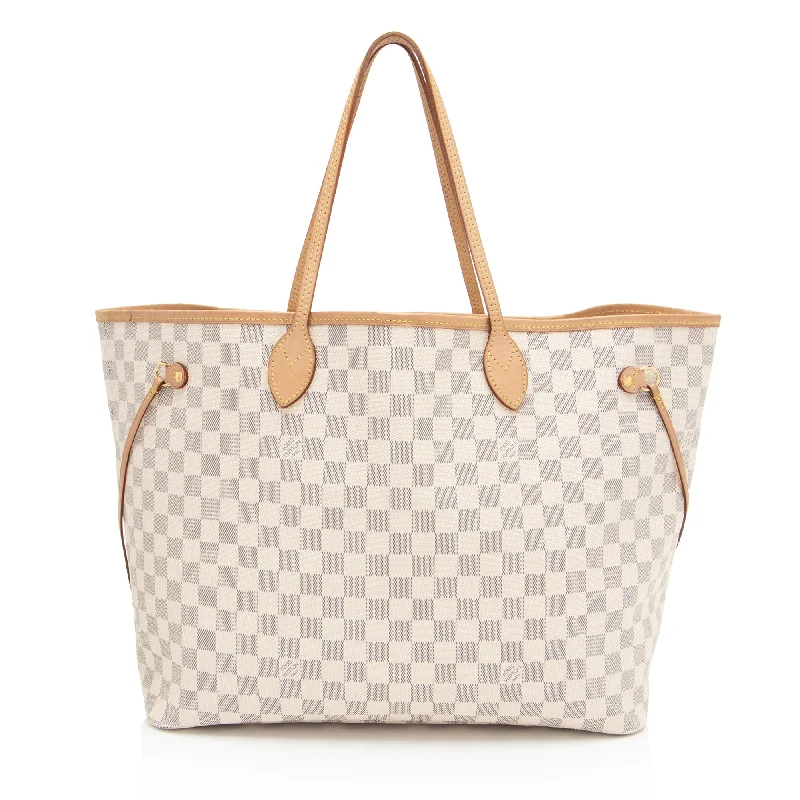 Louis Vuitton Damier Azur Neverfull GM Tote (SHF-njjOPf)