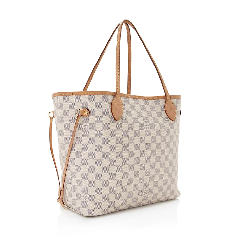 Louis Vuitton Damier Azur Neverfull MM Tote (SHF-20752)