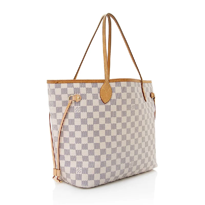 Louis Vuitton Damier Azur Neverfull MM Tote (SHF-21930)