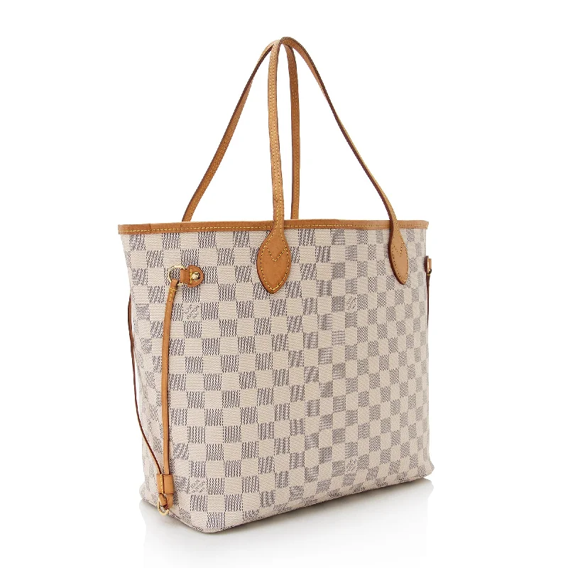 Louis Vuitton Damier Azur Neverfull MM Tote (SHF-22467)