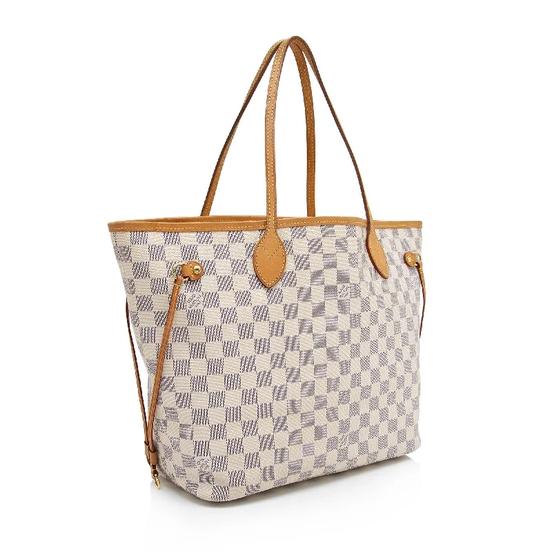 Louis Vuitton Damier Azur Neverfull MM Tote (SHF-76IDSl)